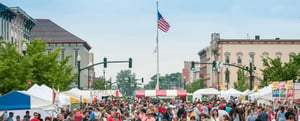 An image of downtown Troy, OH.