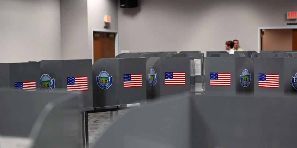 Voting Booths in Ohio